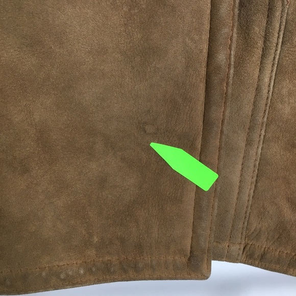 Vintage Women’s Shearling Coat Genuine Suede Leather Penny Lane Style Western - Picture 6 of 17